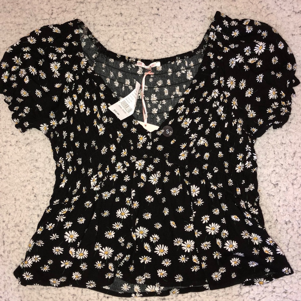 floral babydoll top